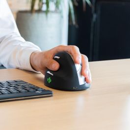 Ratón Ergonómico Óptico R-Go RGOHELELAWL Negro Ratón Ergonómico Óptico R-Go RGOHELELAWL Negro