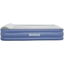 Bestway BES6941607329689 Cama Hinchable Doble Tritech, 203x152x46 cm, Soporta 300 Kg, Inflado Rápido en 4 Minutos