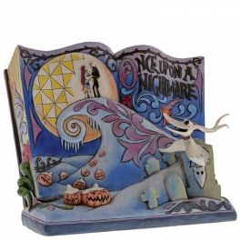 Enesco Figura Decorativa Disney Pesadilla Antes de Navidad en Resina Pintada a Mano 16x19x10 cm