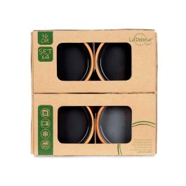 Set 4 Cazuelas Barro 16 Cm Color Negro La Dehesa (6 Unidades) Set 4 Cazuelas Barro 16 Cm Color Negro La Dehesa (6 Unidades)