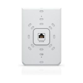 Ubiquiti U6 In-Wall - Punto de Acceso WiFi 6 (AX) para Montaje en Pared, 2.4/5 GHz, 5.3 Gbps, con 4 Puertos LAN Gigabit, PoE+