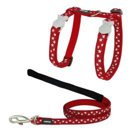 Arnés para Gato Red Dingo Style Rojo Estrella Blanco Correa Precio: 13.6900005. SKU: S6100099