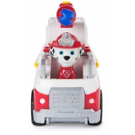 Spinmaster SPI6072660 - Patrulla Canina - Figura de Marcus con Vehículo de Bomberos + 2 Proyectiles - Juguete de Rescate para Niños a partir de 3 años
