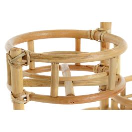 DKD Home Decor Macetero Balines de Ratán Natural para 3 macetas 28x48x45 cm