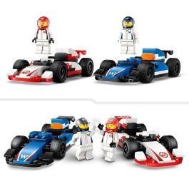 LEGO 60464 City Coches de Carreras F1 Williams Racing y Haas - Juguete para 4+ Años