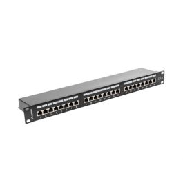 Lanberg PPS6-1024-B Panel de Parcheo 1U RJ-45 Cat6 Negro Lanberg PPS6-1024-B Panel de Parcheo 1U RJ-45 Cat6 Negro