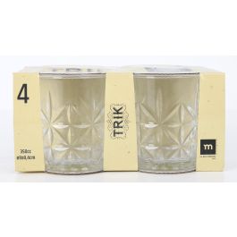 Set de 4 Vasos Trik 350 cc - La Mediterranea (12 Cajas) Set de 4 Vasos Trik 350 cc - La Mediterranea (12 Cajas)