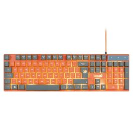 Teclado y Ratón FR-TEC Dragon Ball Qwerty Español Naranja