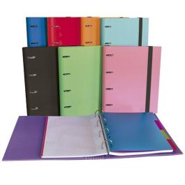 Senfort 2025 (Escolar)-Unicolor Ringbook A4 4 Anillas Mixtas 35 Mm Con Separadores Y Recambio 120 Hj. Surtido Expositor De 8 Precio: 104.59000057. SKU: B125RJ5G3N