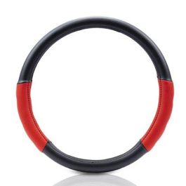 SPC Funda Volante Rojo-Negro CS10 SPC1102L Universal Antideslizante 100% Polyester