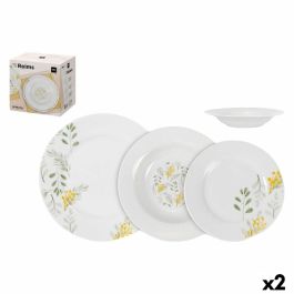 Vajilla La Mediterránea Reims Redonda 18 Piezas (2 Unidades) Precio: 42.50000007. SKU: B1F3PXE842