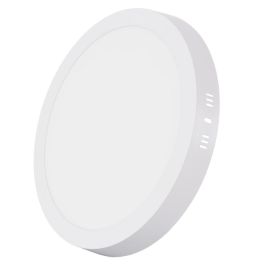 Plafón LED Circular 24W 2415Lm Driver Lifud Flicker Free Blanco Frío 6000K IP20 30.000H WR-MYSR-24-CW
