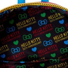 Loungefly Mochila 50th Anniversary Hello Kitty Cuero Vegano 26cm