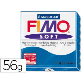 Staedtler Pasta de modelar Fimo Soft 57 gr Color Azul Precio: 2.6899994. SKU: B1K7DBYYJP