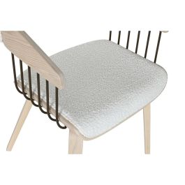 Silla Scandi DKD Home Decor Blanco 55 x 76.5 x 51 cm