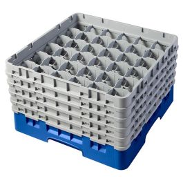 CAMBRO - 36S958-168 - Cesta de lavado 36 comp. 5 alturas - 7,2 cm Ø máx. - alt. máx. 25,8 cm - 50 x 50 x 30,8 cm - Azul Precio: 107.49999975. SKU: B14T9DKBV7