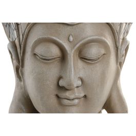 DKD Home Decor Figura Oriental Beige Naranja 21.5 x 45 x 24 cm (2 Unidades)