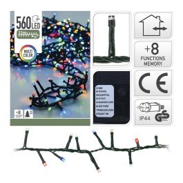 Guirnalda LED "tipo espino" 560 LEDs Multicolor 14m Multifunción Exterior IP44 Cable Verde