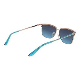 Guess Gafas GU00133 Gafas de Sol para Mujer Rectangulares 56 mm Azul Metal