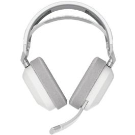 Corsair HS80 MAX Wireless Auriculares Gaming Blancos con Bluetooth y Dolby Atmos para PC y Mac