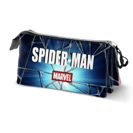 Estuche Portatodo Triple Maximum Marvel Spiderman Azul Estuche Portatodo Triple Maximum Marvel Spiderman Azul