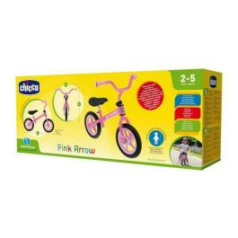 Chicco Bicicleta sin Pedales Bullet Rosa, Ideal para Aprender a Equilibrarse, Ruedas 10 Pulgadas, para Niños/as de 2 a 5 Años