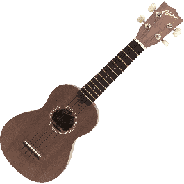 ALOHA Ukelele Soprano Natural Sapelli con Funda