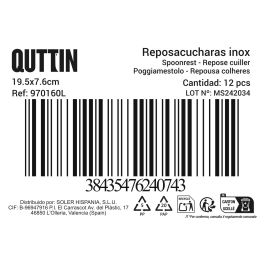 Quttin Reposacucharas Light 19.5 cm x 7.6 cm x 3.2 cm