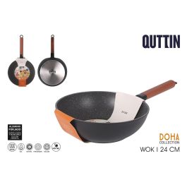Wok de aluminio forjado 24 cm Full Doha Quttin - Inde (6 Unidades) Precio: 94.89000048. SKU: B19N6VK3Y9