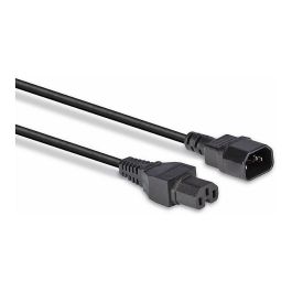 Lindy Cable de Alimentación IEC C14 a IEC C15 'Hot Condition' de 2m, Negro