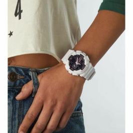 Casio CAS4549526279836 G-Shock Classic Mujer Blanco Cuarzo Doble Pantalla Redondo Plástico Adulto