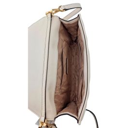 Bolso Mujer Michael Kors Serena Beige 25 x 15 x 4 cm