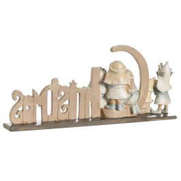 Nacimiento DKD Home Decor Dorado Blanco 4 x 10.5 x 25 cm (2 Unidades)