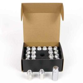 Set Tuercas OMP 7075 40 mm M14 x 1,50 20 uds Plata Set Tuercas OMP 7075 40 mm M14 x 1,50 20 uds Plata