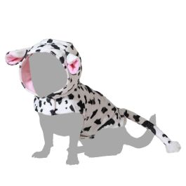 Disfraz de Vaca para Perro, Talla M, Color Blanco - Fabricado en Poliéster, Temática Animales para Fiestas y Eventos de Mascotas Disfraz de Vaca para Perro, Talla M, Color Blanco - Fabricado en Poliéster, Temática Animales para Fiestas y Eventos de Mascotas
