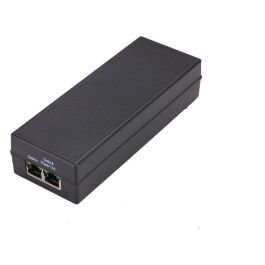 MicroConnect POEINJ-15W Inyector PoE 802.3af 15.4W Gigabit UK para Cámaras IP, Teléfonos VoIP y APs (100-220V)