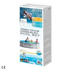 Piscina redonda desmontable prism frame con depuradora (capacidad 4485 litros) 305 x 76 cm Piscina redonda desmontable prism frame con depuradora (capacidad 4485 litros) 305 x 76 cm