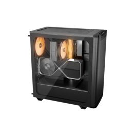 be quiet! Pure Base 501 DX Caja PC Midi Tower Negra con Ventana Lateral, Iluminación RGB, Compatible ATX, Filtro Antipolvo