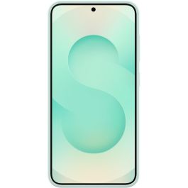 Samsung Funda de Silicona para Galaxy S25 - Protección Antigolpes y Antirayaduras, Resistente a Caídas - Color Menta - Materiales Reciclados