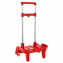 Safta Carro Portamochilas Plegable Triple Rueda Trolley Rojo 32x88x23,5 cm Safta Carro Portamochilas Plegable Triple Rueda Trolley Rojo 32x88x23,5 cm