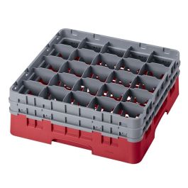 CAMBRO - 25S534-416 - Cesta de lavado 25 comp. 2 alturas - 8,7 cm Ø máx. - alt. máx. 14,9 cm - 50 x 50 x 18,4 cm - Arándano Precio: 58.98999986. SKU: B13LFRCFAK