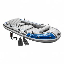 Barca Hinchable Intex Excursion 5 Azul Blanco 366 x 43 x 168 cm Precio: 169.59000025. SKU: B17XTH2R6J