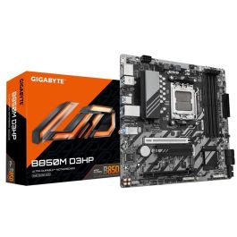 GIGABYTE B850M D3HP Placa Base - Procesadores AMD Ryzen Serie 9000, 5+2+2 fases VRM digitales, hasta 8200MHz DDR5 (OC), 1xPCIe 5.0 + 1xPCIe 4.0 M.2, LAN GbE, USB 3.2 Gen 2