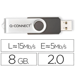 Q-connect Memoria USB Flash 8 GB 2.0 Precio: 4.58999948. SKU: B1JESX4W6B