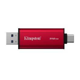 Kingston SSD Portátil Dual USB-A/C 512GB SPSD/512GB, USB 3.2 Gen 2, Hasta 1050MB/s Lectura, 950MB/s Escritura