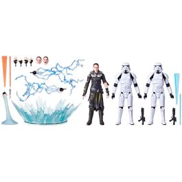 HASBRO Set Star Wars The Force Unleashed Starkiller & Stormtroopers 15cm Figura Articulada con Accesorios