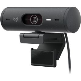 Logitech BRIO 505 Webcam Full HD 1080p 60fps con Autoenfoque, Campo de Visión Regulable y Tapa de Privacidad, Grafito