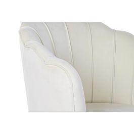 DKD Home Decor Sillón Individual Glam Layn Blue Crema Poliéster Metal 80x75x86 cm Altura Asiento 41cm Desmontable DKD Home Decor Sillón Individual Glam Layn Blue Crema Poliéster Metal 80x75x86 cm Altura Asiento 41cm Desmontable