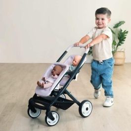 Smoby SMO3032162532218 Cochecito Gemelar Maxi-Cosi Rosa – Juguete para Niñas a partir de 3 años