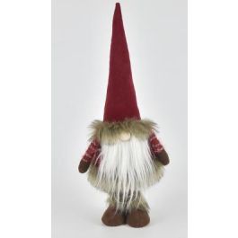 DKD Home Decor Figura Decorativa Navideña Tradicional, Material Poliéster, Color Rojo, Dimensiones 11x15x45 cm Precio: 10.18578. SKU: B1HVBDBJDS